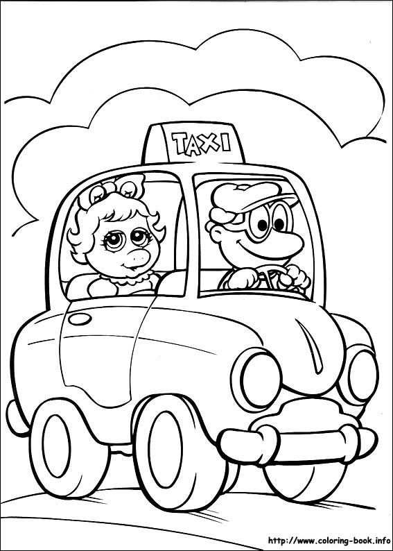 Muppet Babies coloring picture